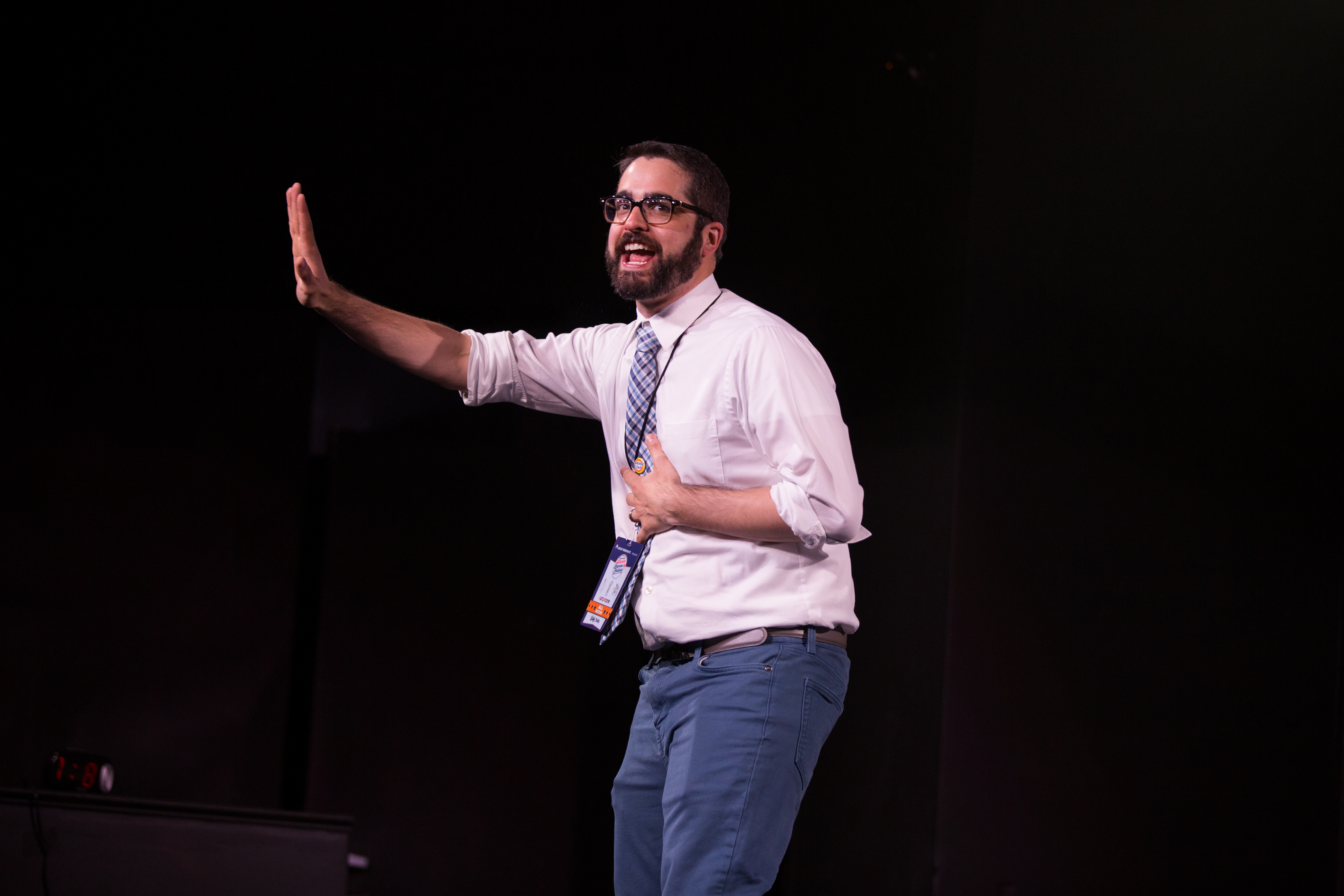 Vincent Migliore on stage